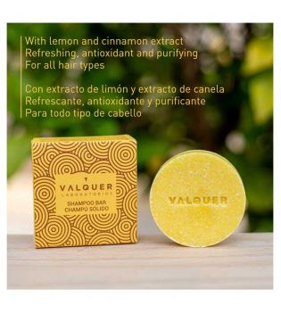 Valquer - Champú sólido Acid - Extracto de limón y canela