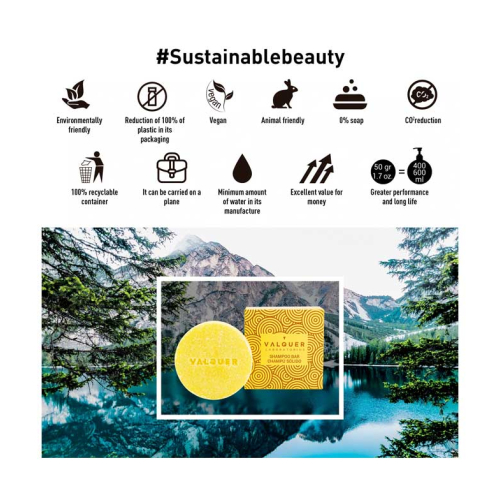 Valquer - Champú sólido Acid - Extracto de limón y canela