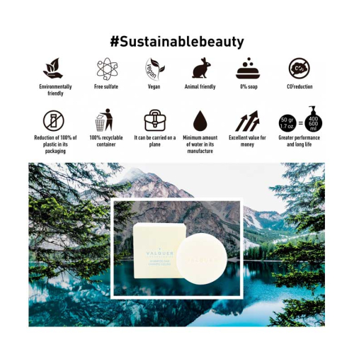 Valquer - Champú sólido Pure - Cabellos grasos