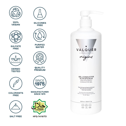 Valquer - Gel conductor de alta eficacia 1000ml
