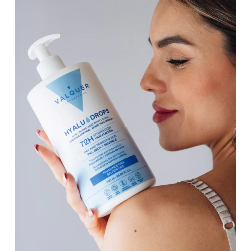 Valquer - Loción corporal hidratante 72h Hyaludrops - Sin perfume