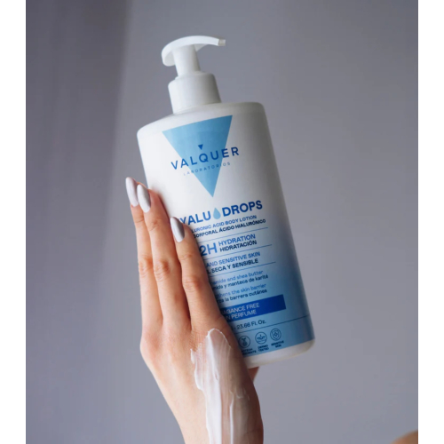 Valquer - Loción corporal hidratante 72h Hyaludrops - Sin perfume