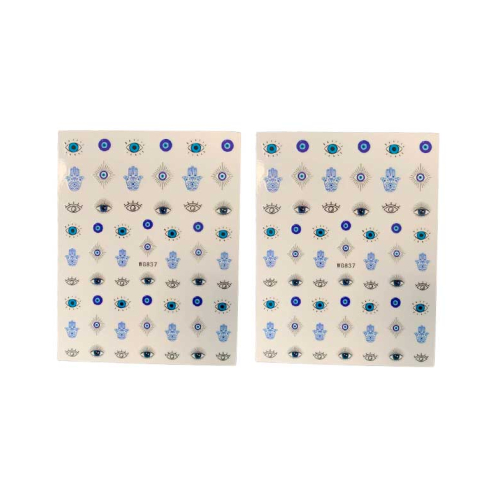 Varios - Pegatinas para decoración de uñas - 02: Ojos turcos