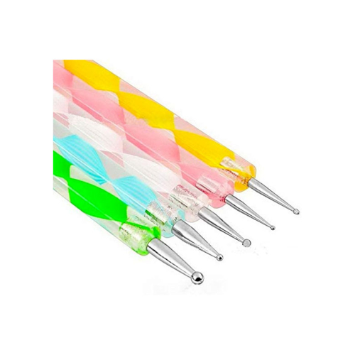 Bifull - Set de punzones de doble punta para decoración de uñas