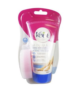 Veet - Crema depilatoria de ducha para cuerpo y piernas Minima - Pieles sensibles