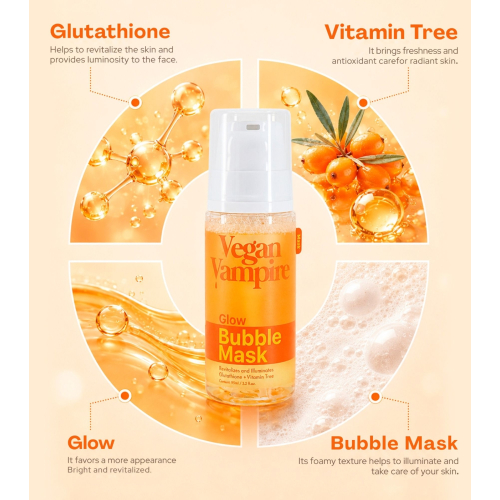 Vegan Vampire - Mascarilla facial Bubble - Glow