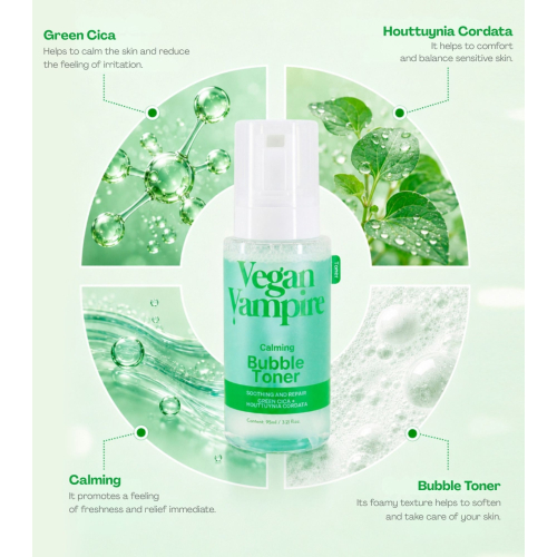 Vegan Vampire - Tónico facial Bubble - Calming