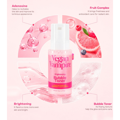 Vegan Vampire - Tónico facial Bubble - Brightening
