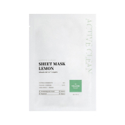 Village 11 Factory - *Active Clean* - Mascarilla facial hidratante e iluminadora Sheet Mask Lemon