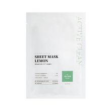 Village 11 Factory - *Active Clean* - Mascarilla facial hidratante e iluminadora Sheet Mask Lemon