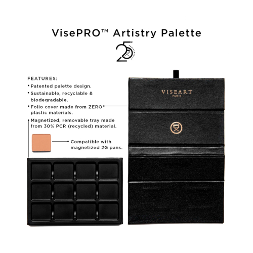 Viseart - Paleta de sombras Slim Pro VisePRO - VISE01: Neutral Mattes 25e Anniversary