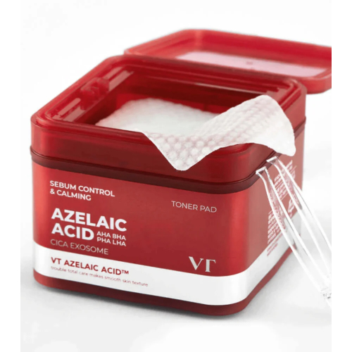 VT Cosmetics - *AZ Care* - Tónico facial en pads Azelaic Acid CICA Exosome