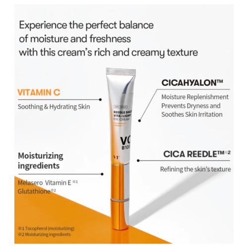 VT Cosmetics - Contorno de ojos Reddle Shot Vita-Light