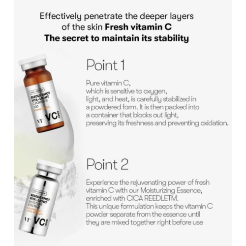 VT Cosmetics - Esencia tonificante Reedle Shot Vita-Light VC1000