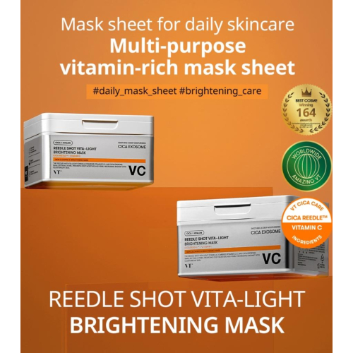 VT Cosmetics - Mascarilla facial Reedle Shot Vita-Light - 30ea