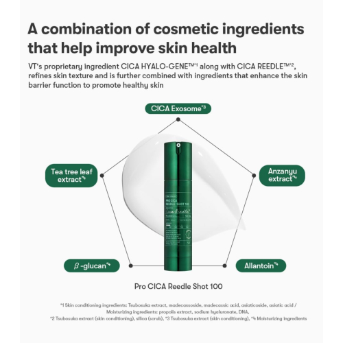 VT Cosmetics - Sérum calmante Pro Cica Shot 100