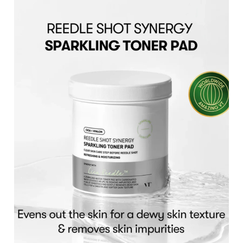 VT Cosmetics - Tónico facial en formato pads Reedle Shot Synergy Sparkling