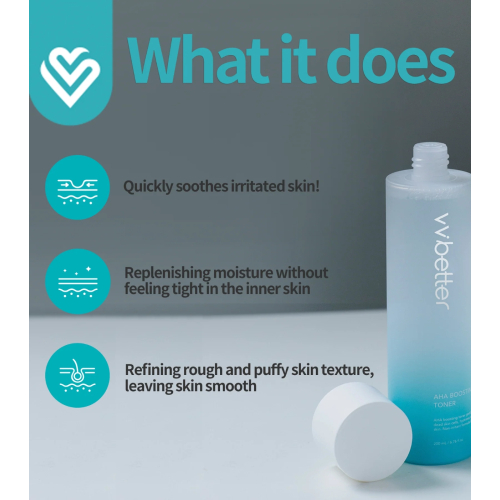 vvbetter - Tónico AHA Boosting Toner