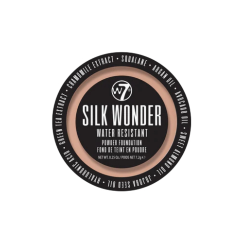 W7 - Base de maquillaje en polvo Silk Wonder - Warm Beige