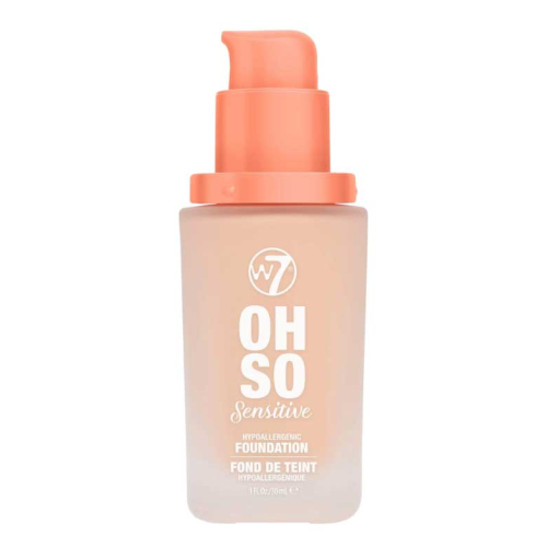 W7 - *Oh So Sensitive* - Base de maquillaje hipoalergénica - Sand Beige