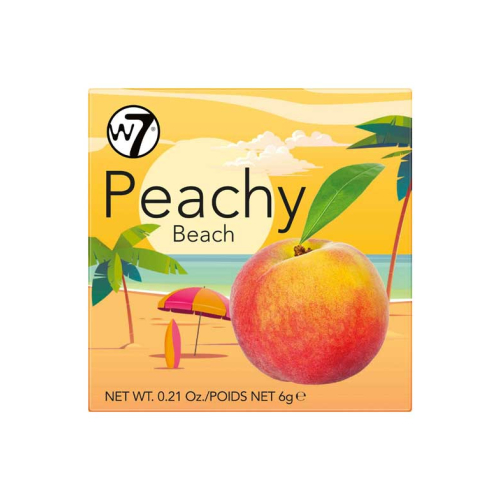 W7 - Colorete en polvo The Boxed Blusher - Peachy beach