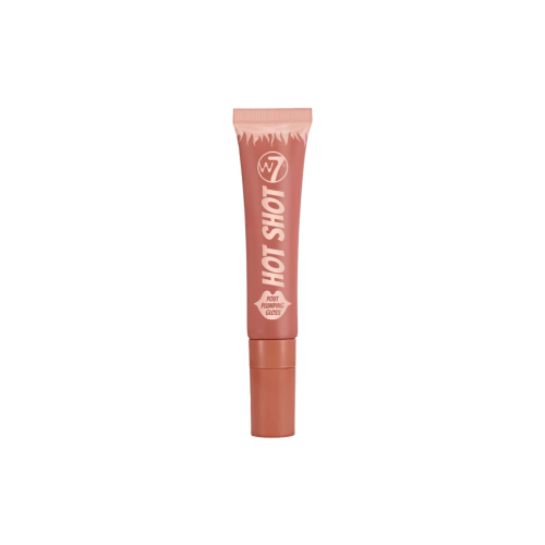 W7 Cosmetics - Brillo de labios Hot Shot Juicy Plumping - Nude Pulse