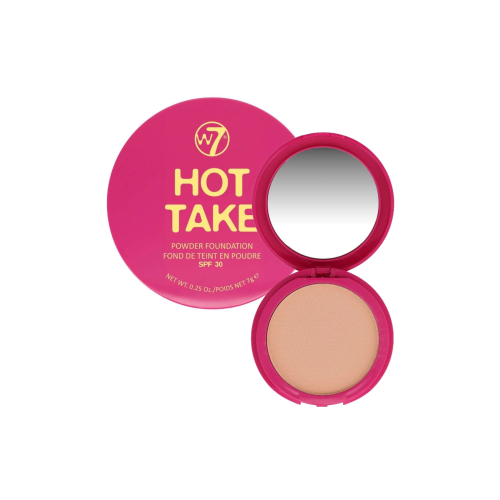 W7 Cosmetics - *Hot Take* - Base de maquillaje en polvo SPF30 - Warm Beige