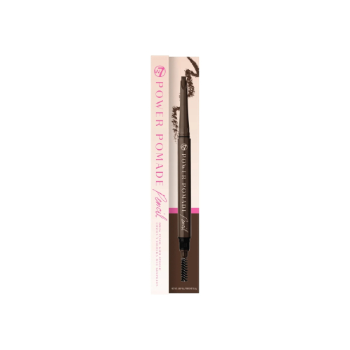 W7 Cosmetics - Lápiz doble para cejas Power Pomade - Dark Brown
