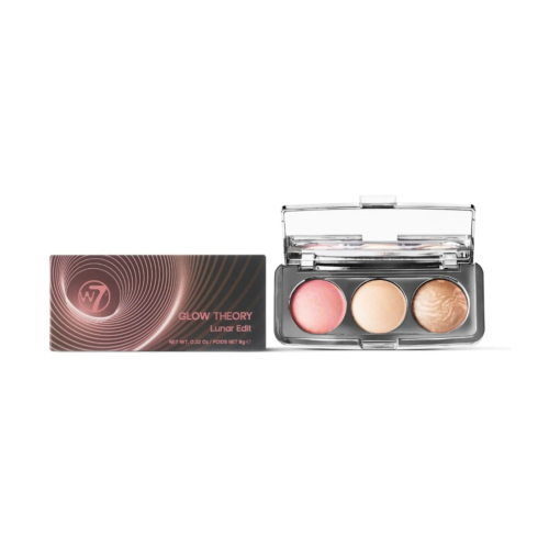 W7 Cosmetics - Paleta de rostro Glow Theory - Lunar Edit