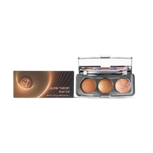 W7 Cosmetics - Paleta de rostro Glow Theory - Solar Edit