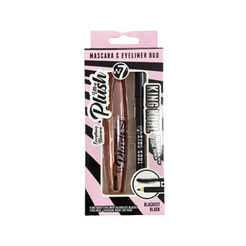 W7 - Dúo de máscara Ultra Plush y delineador King Kohl