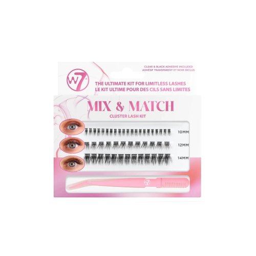 W7 - Kit de pestañas postizas individuales Mix & Match