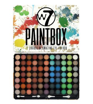 W7 - Paleta de 77 sombras - Paintbox
