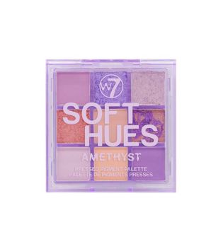 W7 - Paleta de pigmentos prensados Soft Hues - Amethyst