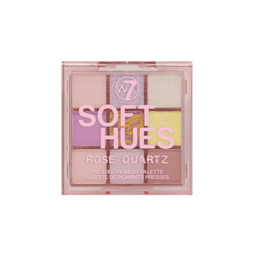 W7 - Paleta de pigmentos prensados Soft Hues - Rose Quartz