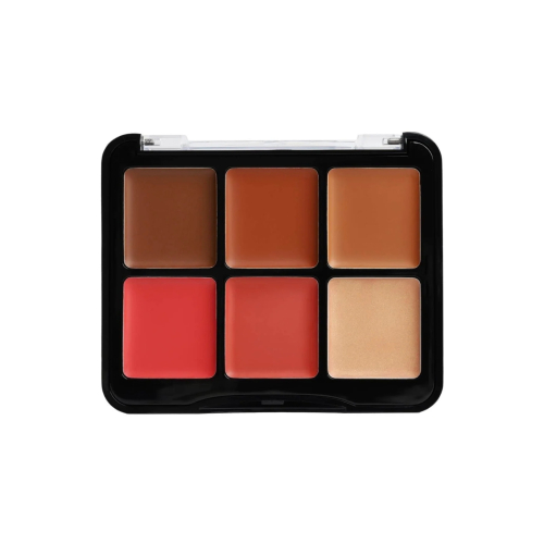 W7 - Paleta de rostro en crema Lets face it! - Desert Glow