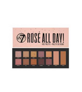 W7 - Paleta de rostro y ojos - Rose All Day
