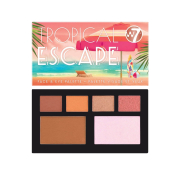 W7 - Paleta de rostro y sombras de ojos Tropical Escape - Medium-Deep