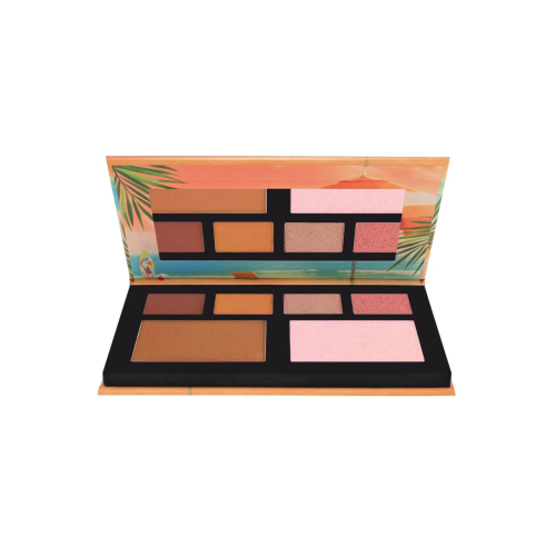 W7 - Paleta de rostro y sombras de ojos Tropical Escape - Medium-Deep