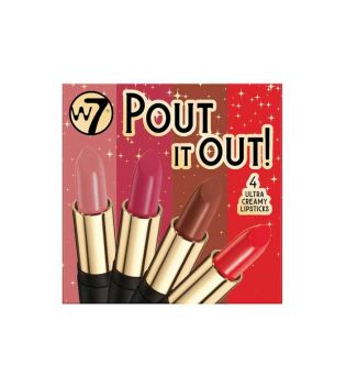 W7 - Set de barras de labios Pout It Out!
