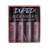 W7 - Set de labiales líquidos mate Duped! - Nice Nudes