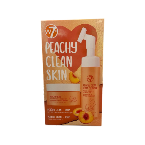 W7 - Set para doble limpieza Peachy Clean Skin