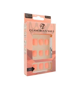 W7 - Uñas postizas Glamorous Nails - Apricot Glow