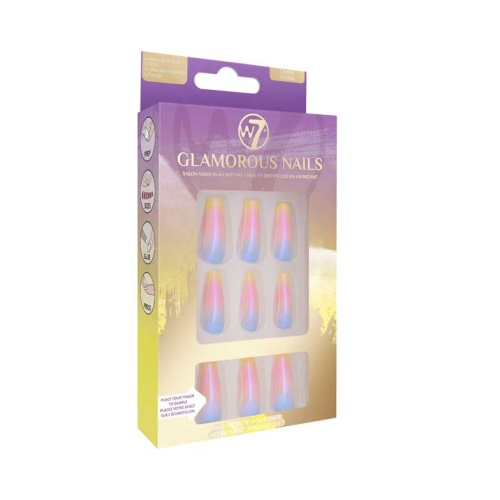 W7 - Uñas postizas Glamorous Nails - Candy Gloss