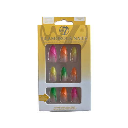 W7 - Uñas postizas Glamorous Nails - Catching Rays