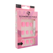 W7 - Uñas postizas Glamorous Nails - Pink Kiss