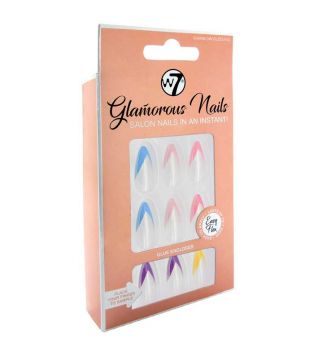 W7 - Uñas postizas Glamorous Nails - Rainbow Blessing