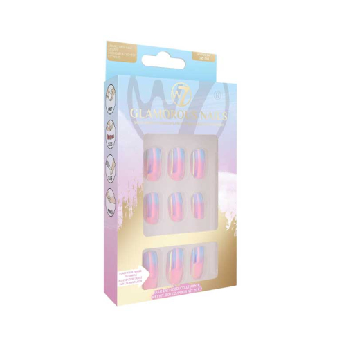 W7 - Uñas postizas Glamorous Nails - Rainbow Dream