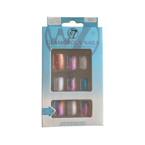 W7 - Uñas postizas Glamorous Nails - Spring Break