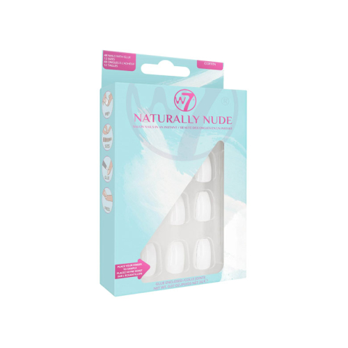 W7 - Uñas postizas Naturally Nude - Coffin